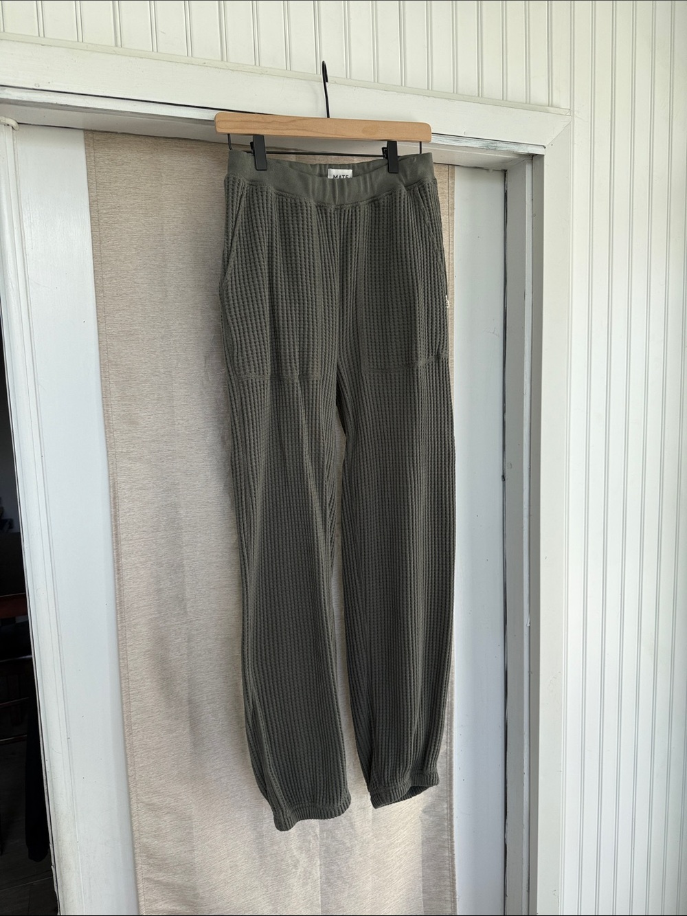Mate the Label Women’s Organic Waffle Sweatpant l Juniper
